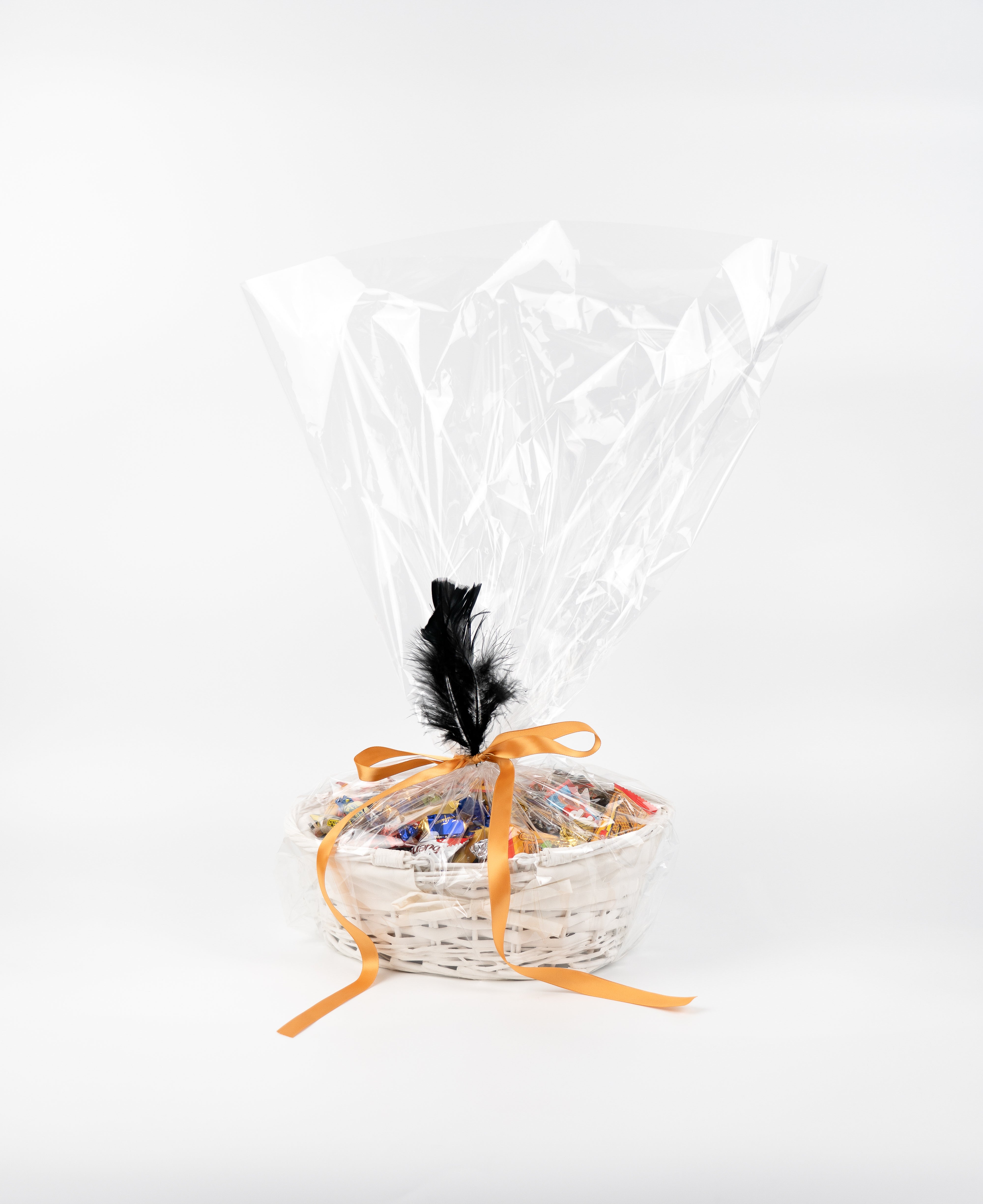 Påskkorg med vitt innertyg