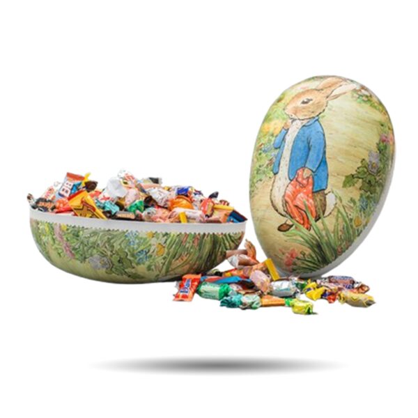 Påskägg Beatrix Potter med godis – XL